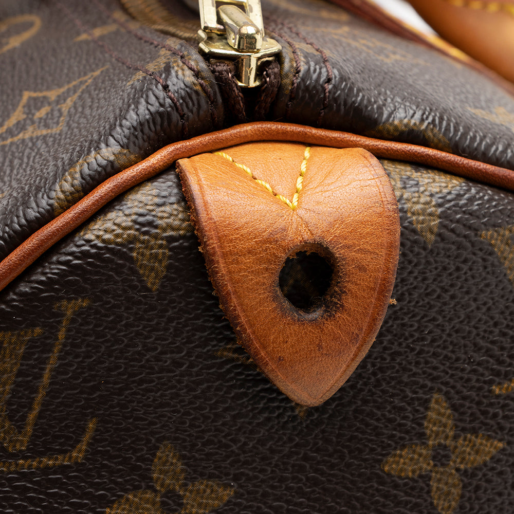 Louis Vuitton Monogram Canvas Speedy 30 Satchel (SHF-14234)