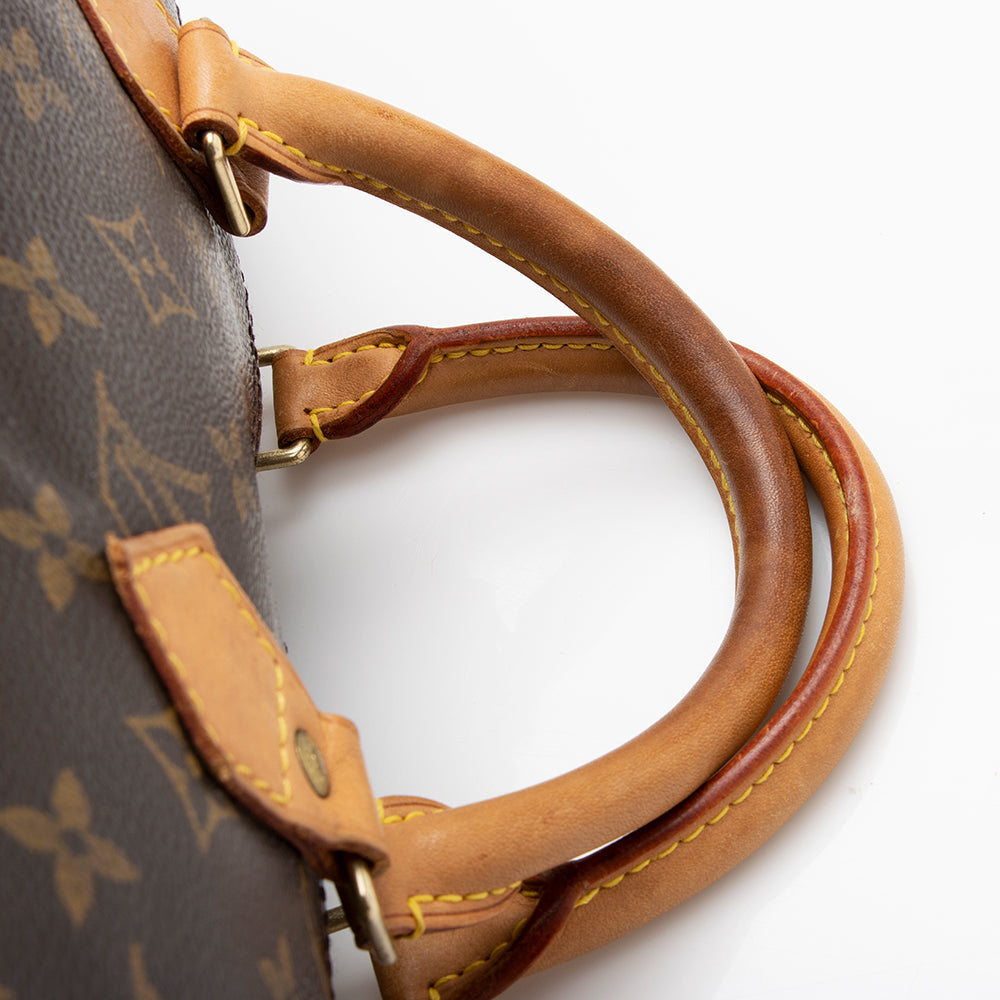 Louis Vuitton Monogram Canvas Speedy 30 Satchel (SHF-14234)
