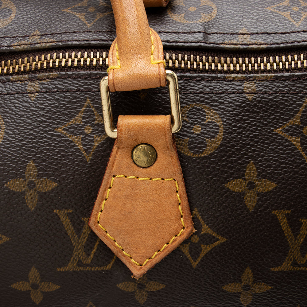 Louis Vuitton Monogram Canvas Speedy 30 Satchel (SHF-14234)
