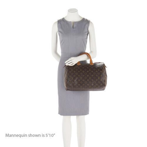 Louis Vuitton Monogram Canvas Speedy 35 Satchel (SHF-18324)
