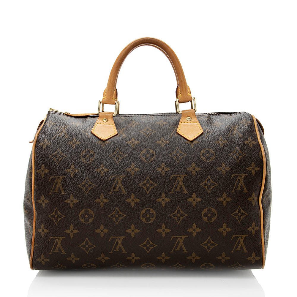 Louis Vuitton Monogram Canvas Speedy 30 Satchel (SHF-18331)