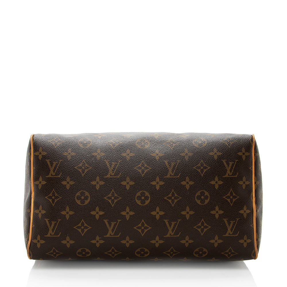 Louis Vuitton Monogram Canvas Speedy 30 Satchel (SHF-18331)
