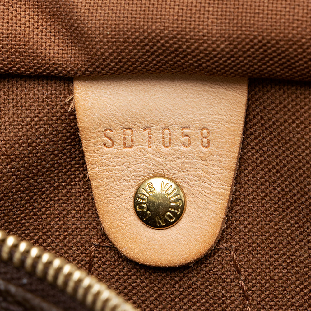 Louis Vuitton Monogram Canvas Speedy 30 Satchel (SHF-18331)