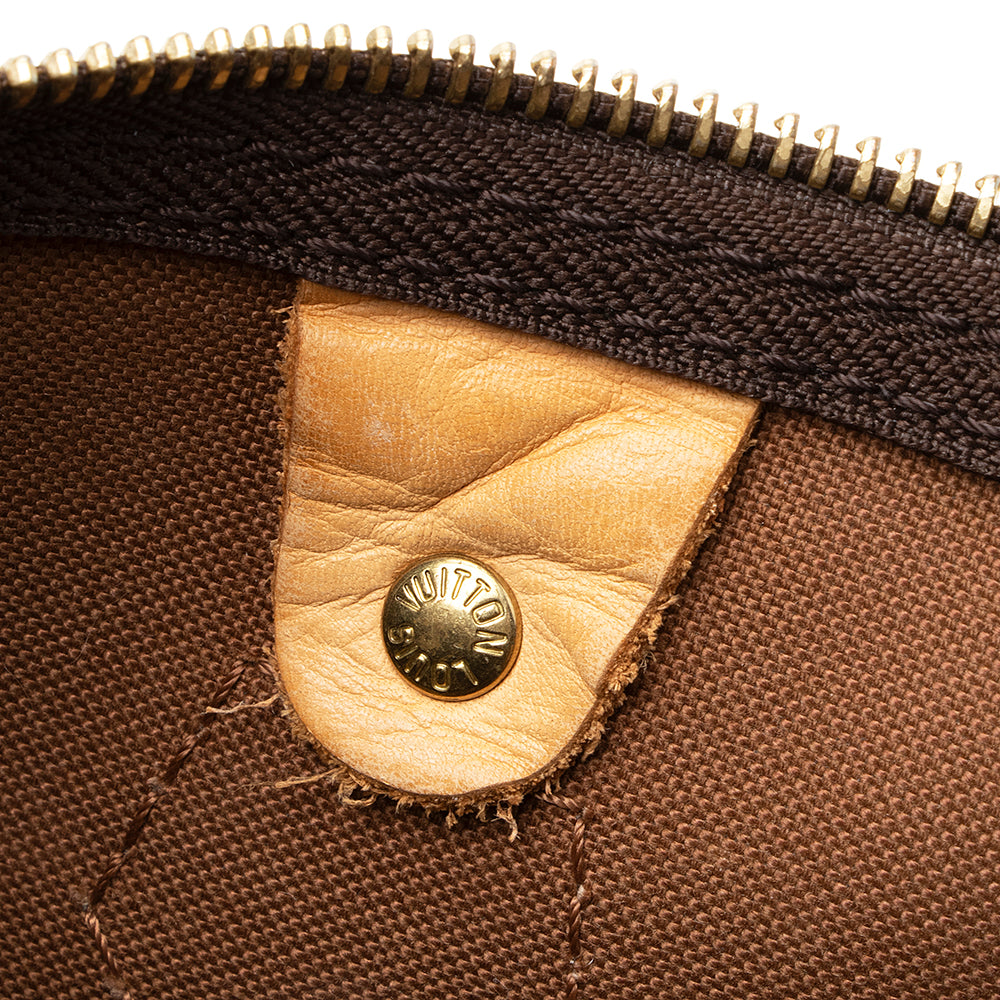 Louis Vuitton Monogram Canvas Speedy 30 Satchel (SHF-18331)