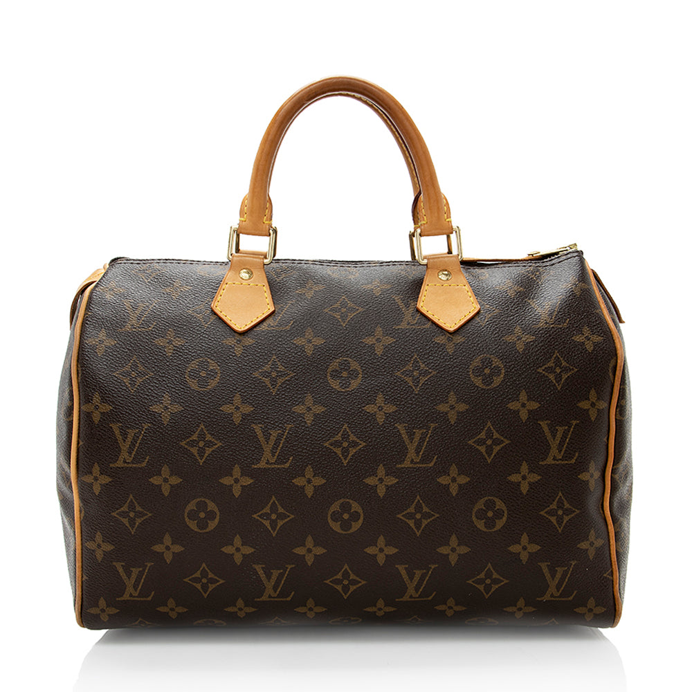 Louis Vuitton Monogram Canvas Speedy 30 Satchel (SHF-18331)