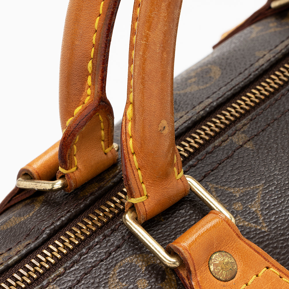 Louis Vuitton Monogram Canvas Speedy 30 Satchel (SHF-17133)
