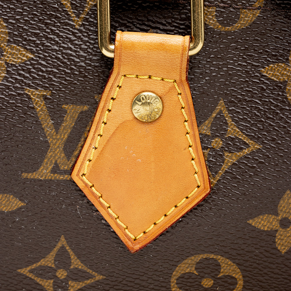 Louis Vuitton Monogram Canvas Speedy 35 Satchel (SHF-17836)