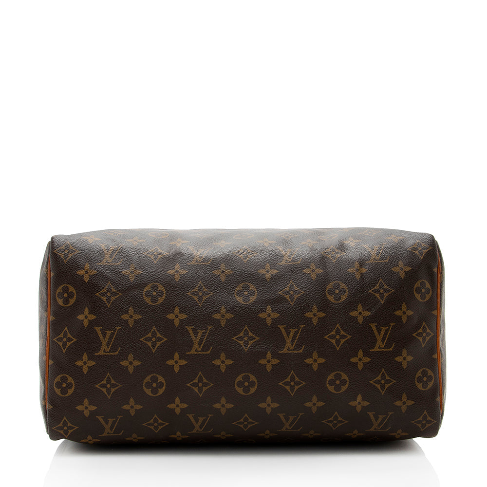 Louis Vuitton Monogram Canvas Speedy 35 Satchel (SHF-18359)