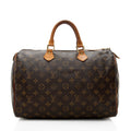 Louis Vuitton Monogram Canvas Speedy 35 Satchel (SHF-18359)