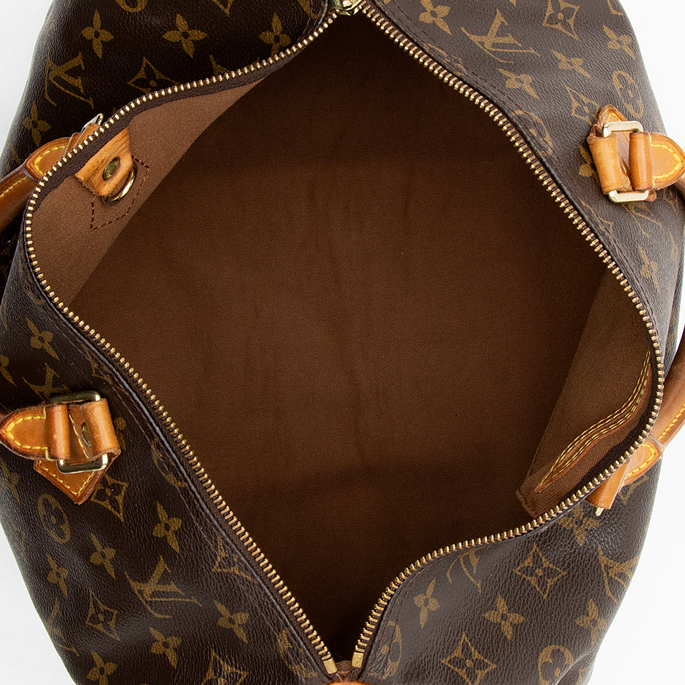 Louis Vuitton Monogram Canvas Speedy 35 Satchel (SHF-18359)