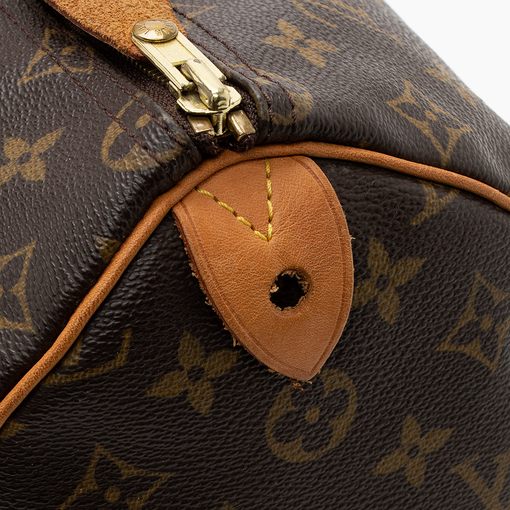 Louis Vuitton Monogram Canvas Speedy 35 Satchel (SHF-18361)