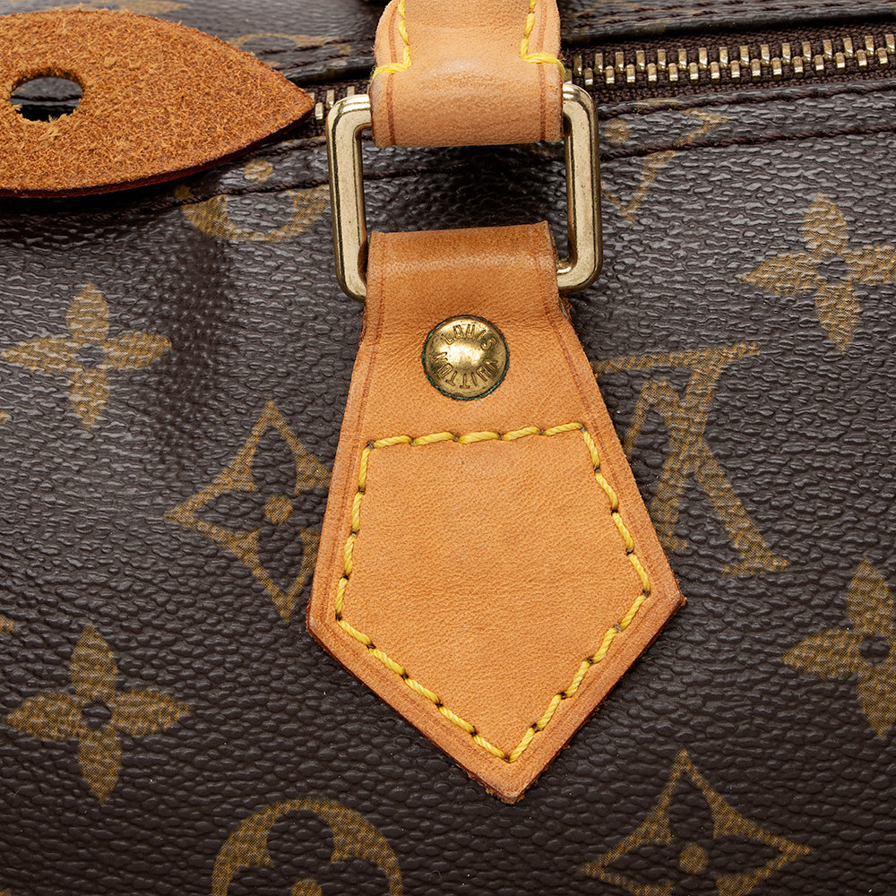 Louis Vuitton Monogram Canvas Speedy 35 Satchel (SHF-18361)