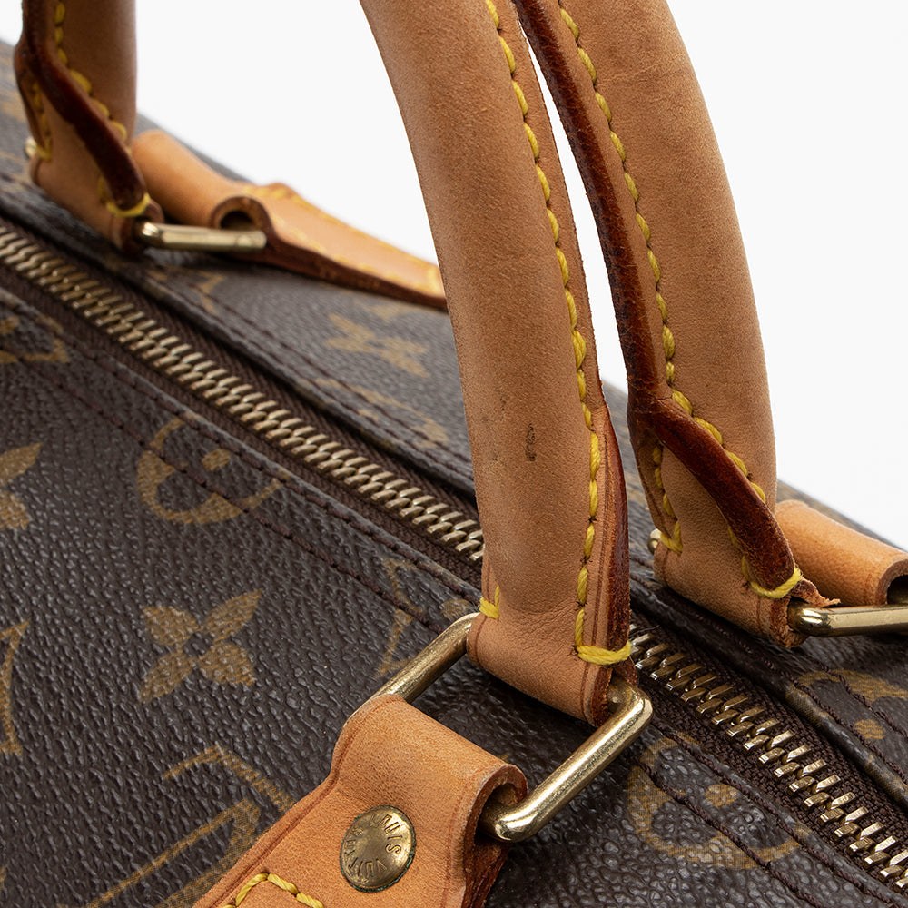 Louis Vuitton Monogram Canvas Speedy 35 Satchel (SHF-18361)
