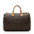 Louis Vuitton Monogram Canvas Speedy 35 Satchel (SHF-18361)