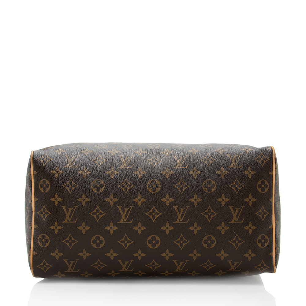 Louis Vuitton Monogram Canvas Speedy 35 Satchel (SHF-18324)