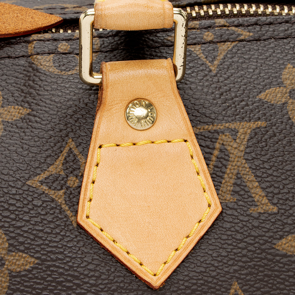 Louis Vuitton Monogram Canvas Speedy 35 Satchel (SHF-18324)