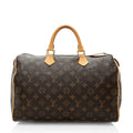 Louis Vuitton Monogram Canvas Speedy 35 Satchel (SHF-18324)