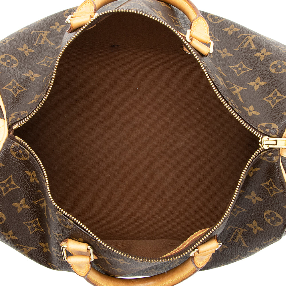 Louis Vuitton Monogram Canvas Speedy 35 Satchel (SHF-18324)