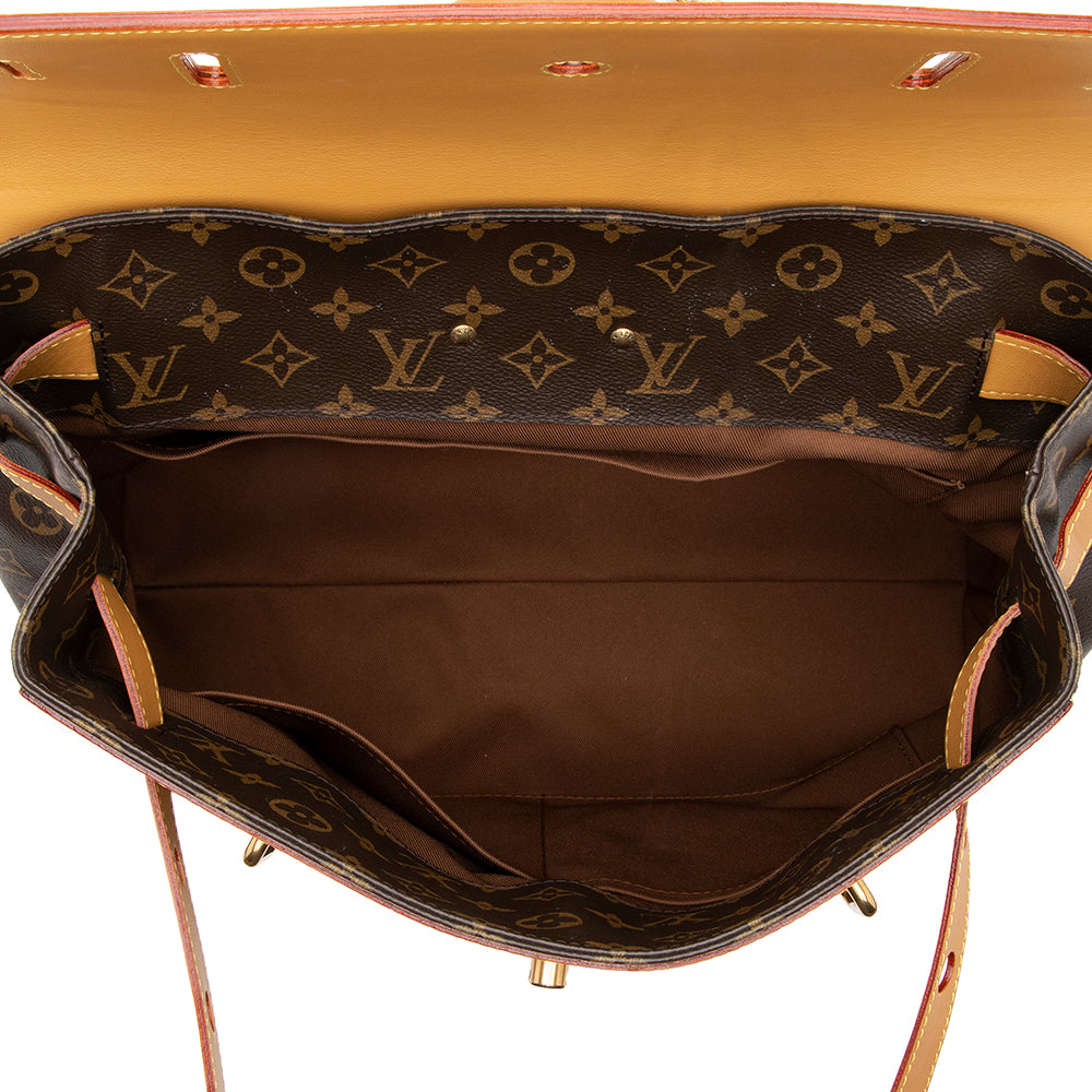 Louis Vuitton Monogram Canvas Steamer PM Tote (SHF-17842)