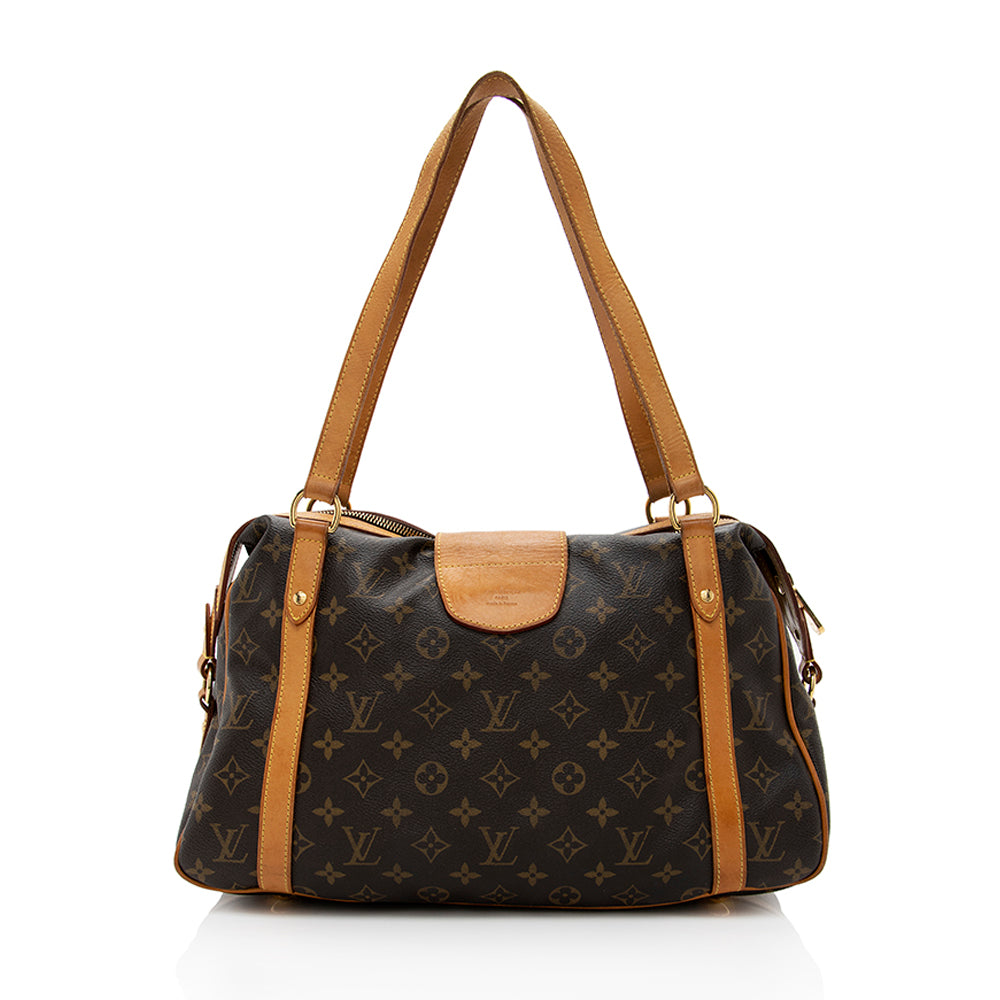 Louis Vuitton Monogram Canvas Stresa PM Shoulder Bag (SHF-18419)