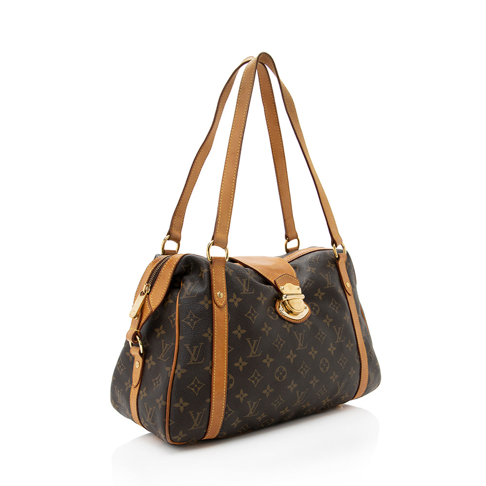 Louis Vuitton Monogram Canvas Stresa PM Shoulder Bag (SHF-18419)