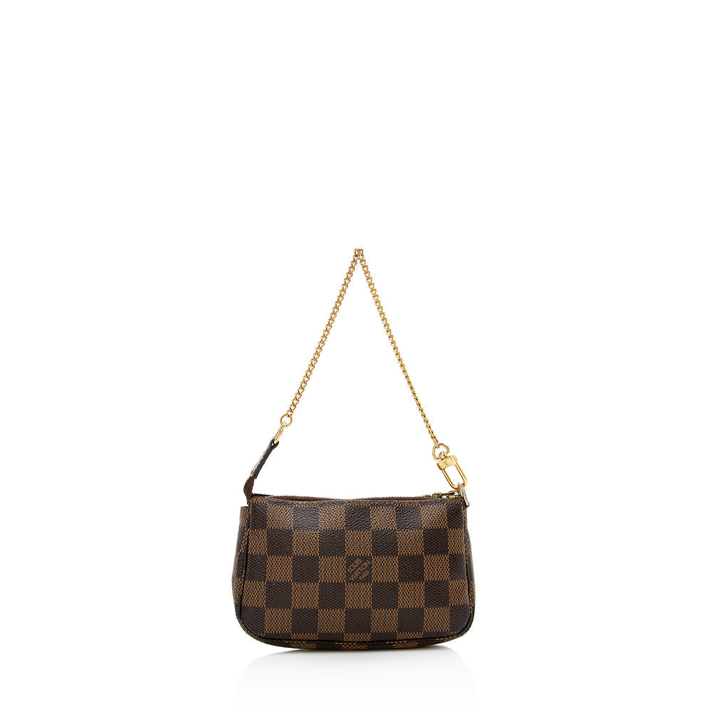 Louis Vuitton Damier Ebene Trunks & Bags Mini Pochette Accessoires (SHF-13813)
