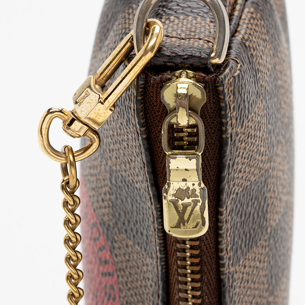 Louis Vuitton Damier Ebene Trunks & Bags Mini Pochette Accessoires (SHF-13813)