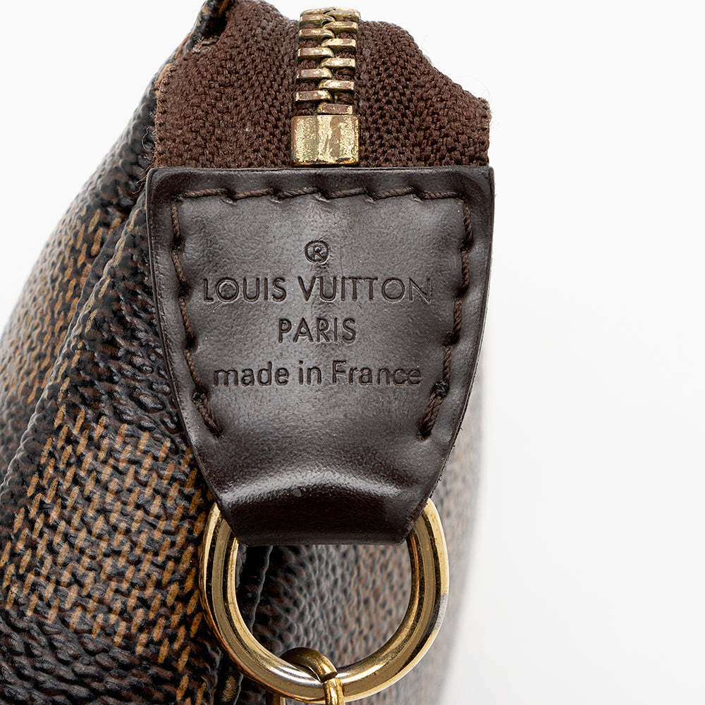 Louis Vuitton Damier Ebene Trunks & Bags Mini Pochette Accessoires (SHF-13813)