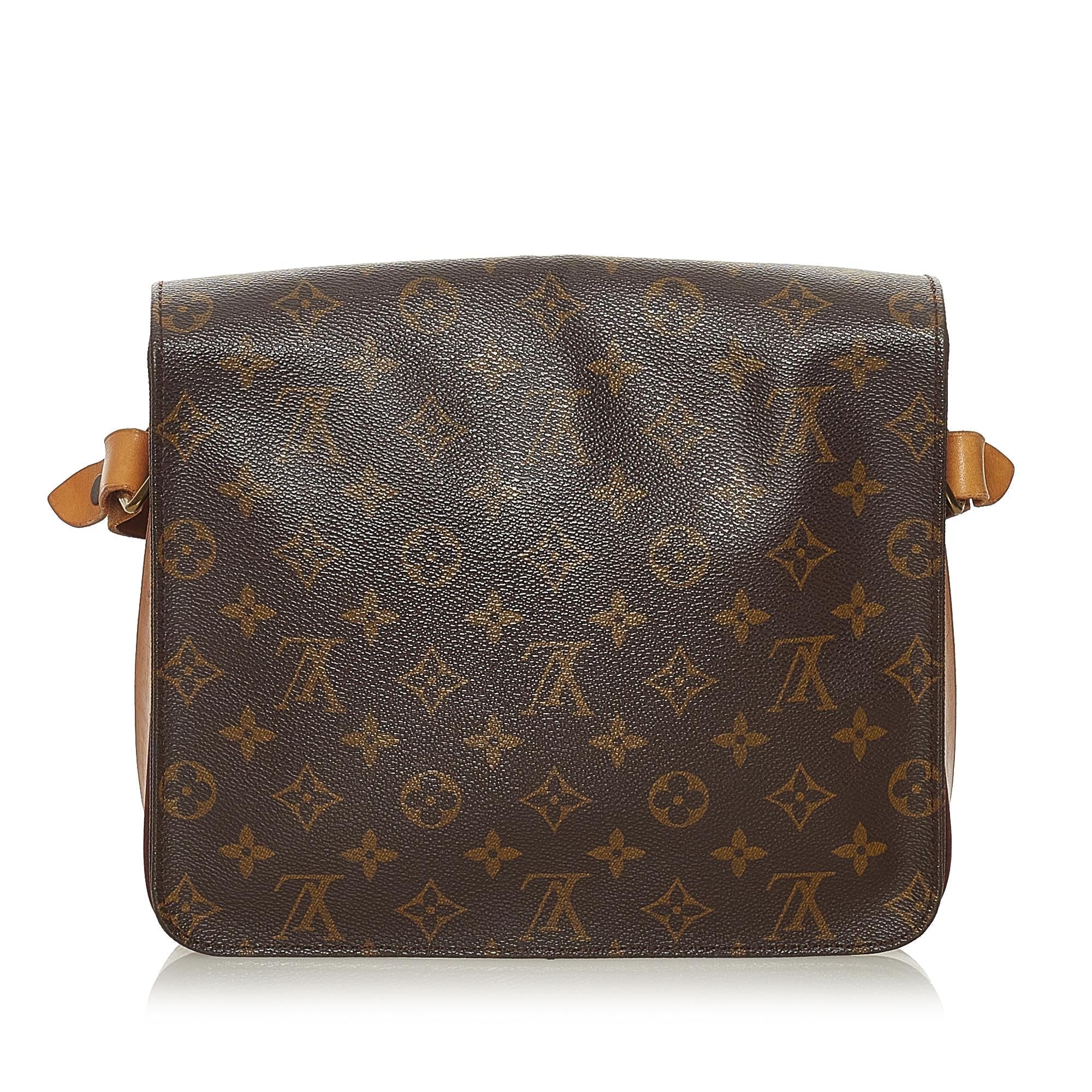 Louis Vuitton Monogram Cartouchiere MM (SHG-27879)