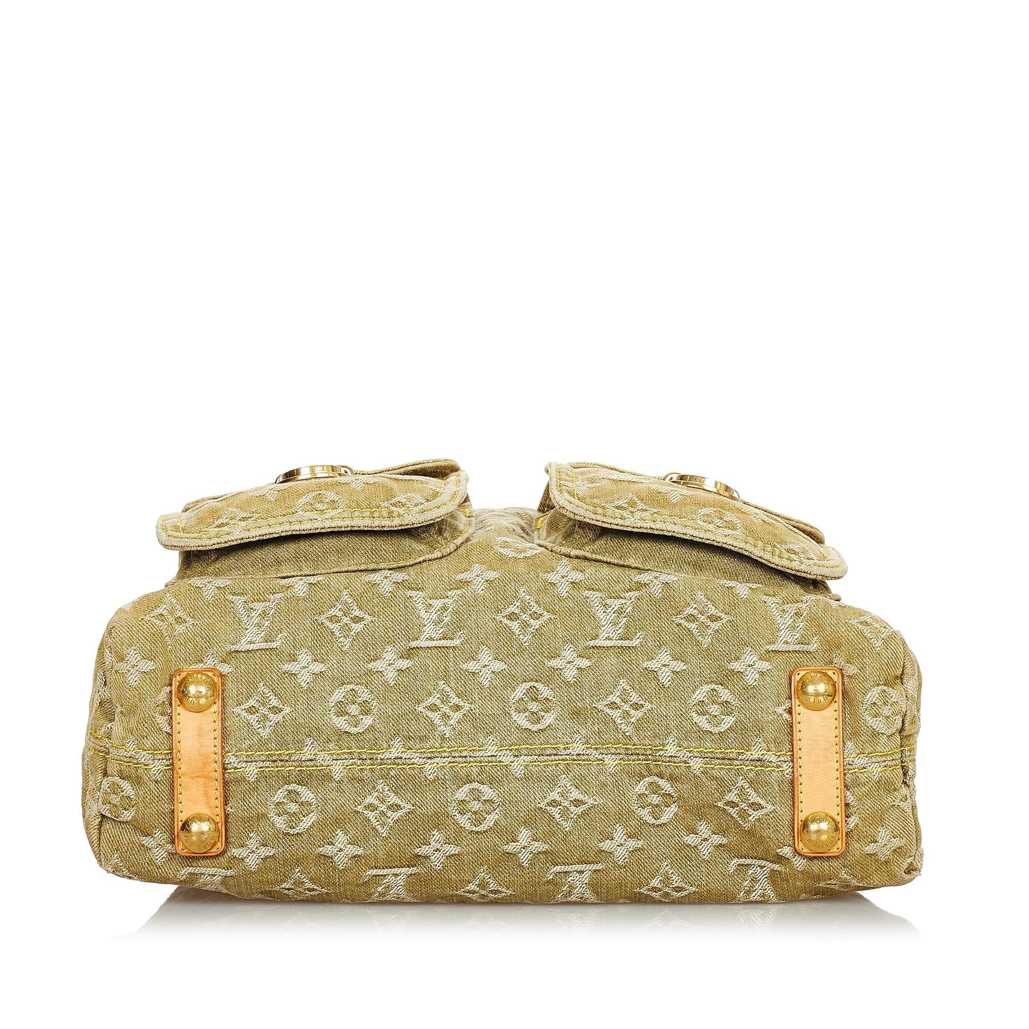 Louis Vuitton Monogram Denim Baggy GM (SHG-24268)