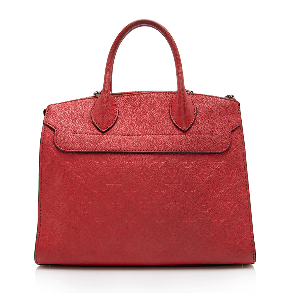 Louis Vuitton Monogram Empreinte Pont-Neuf MM Satchel (SHF-17152)