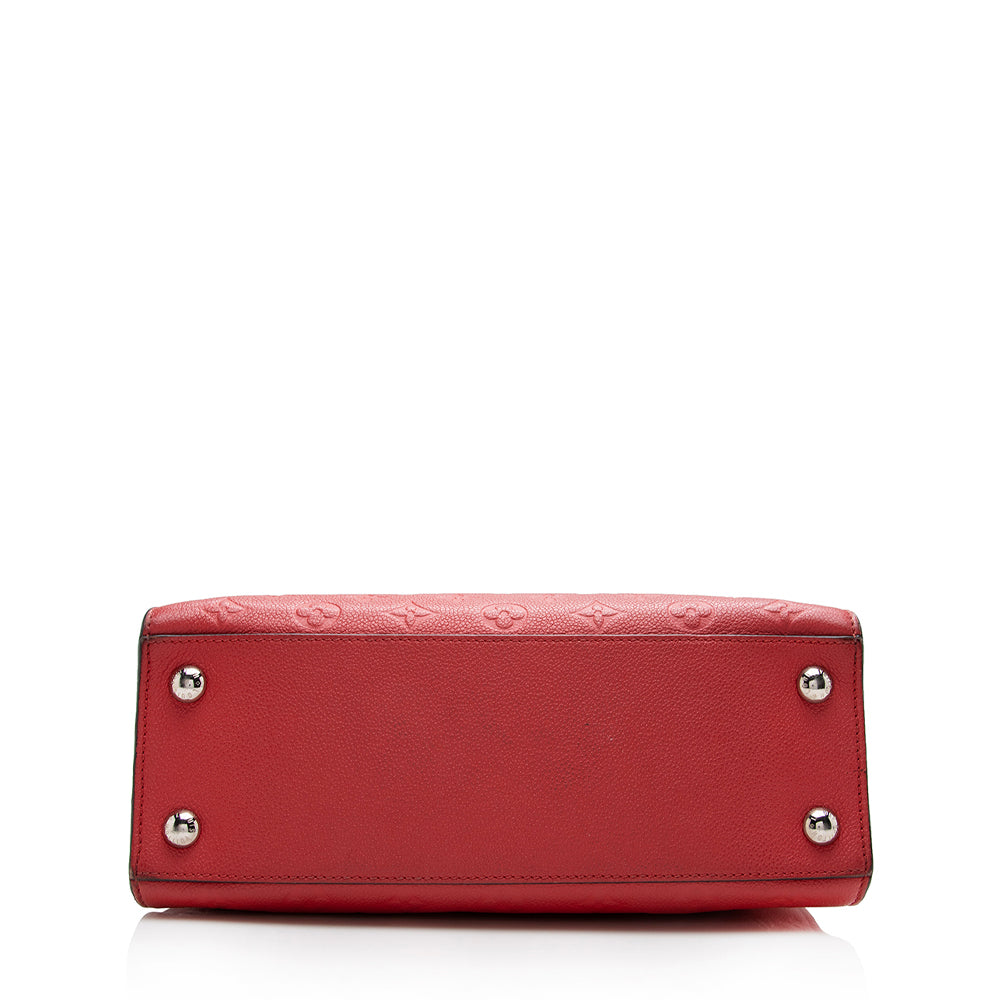 Louis Vuitton Monogram Empreinte Pont-Neuf MM Satchel (SHF-17152)