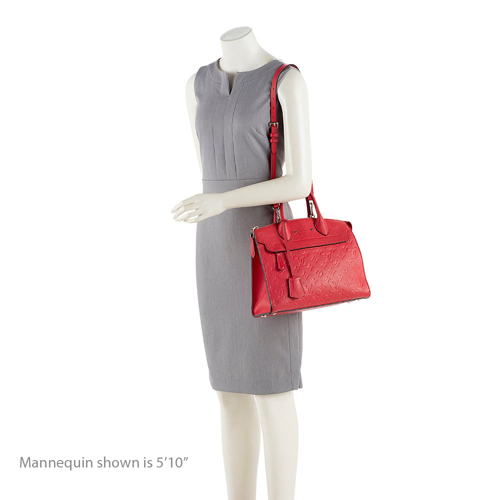 Louis Vuitton Monogram Empreinte Pont-Neuf MM Satchel (SHF-17152)