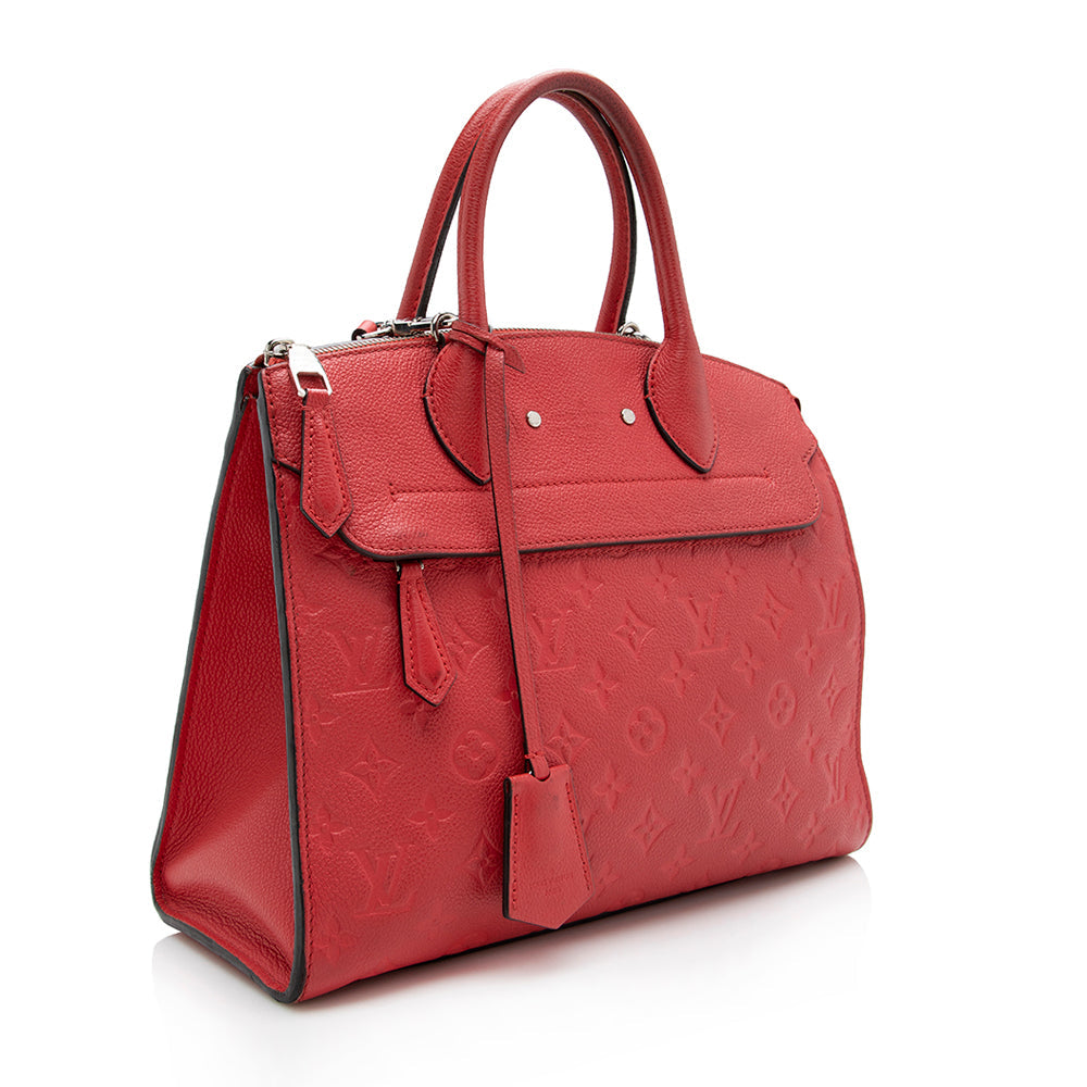Louis Vuitton Monogram Empreinte Pont-Neuf MM Satchel (SHF-17152)