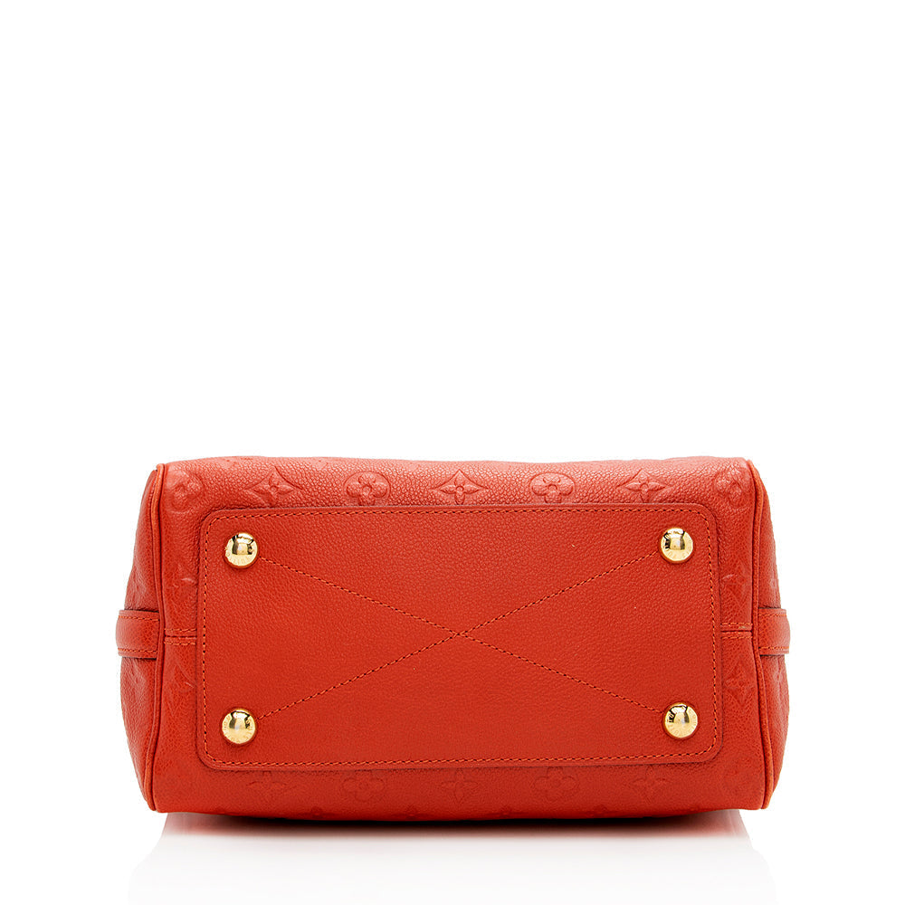 Louis Vuitton Monogram Empreinte Speedy Bandouliere 25 Satchel (SHF-16657)