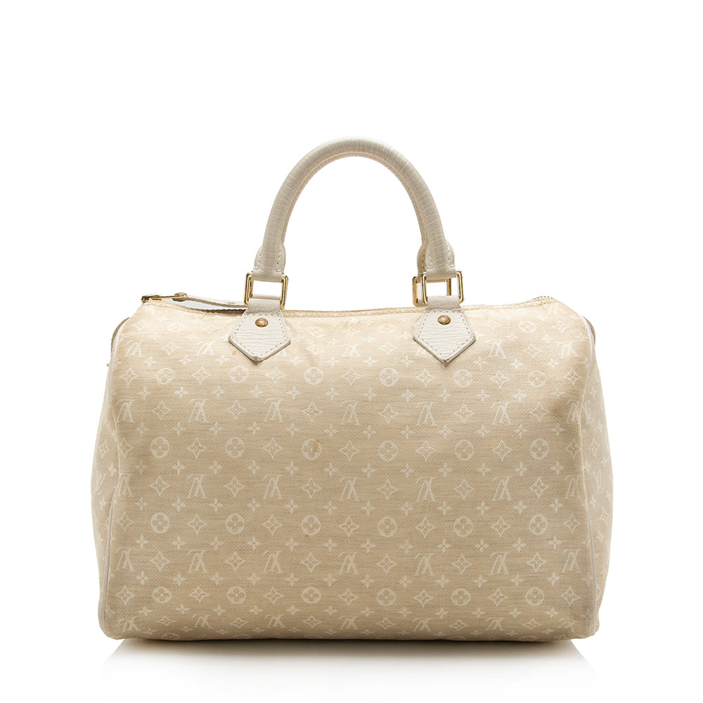Louis Vuitton Monogram Idylle Speedy 30 Satchel (SHF-15704)