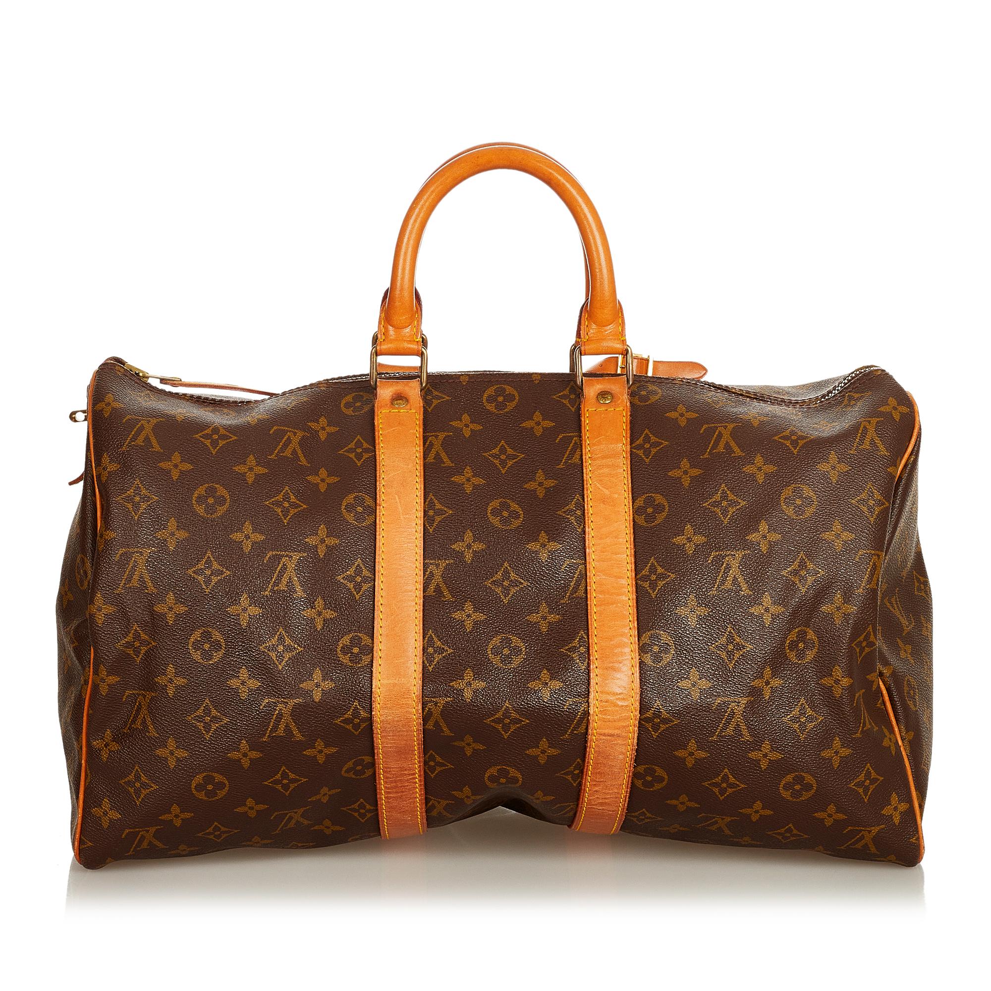 Louis Vuitton Monogram Keepall 45 (SHG-25758)