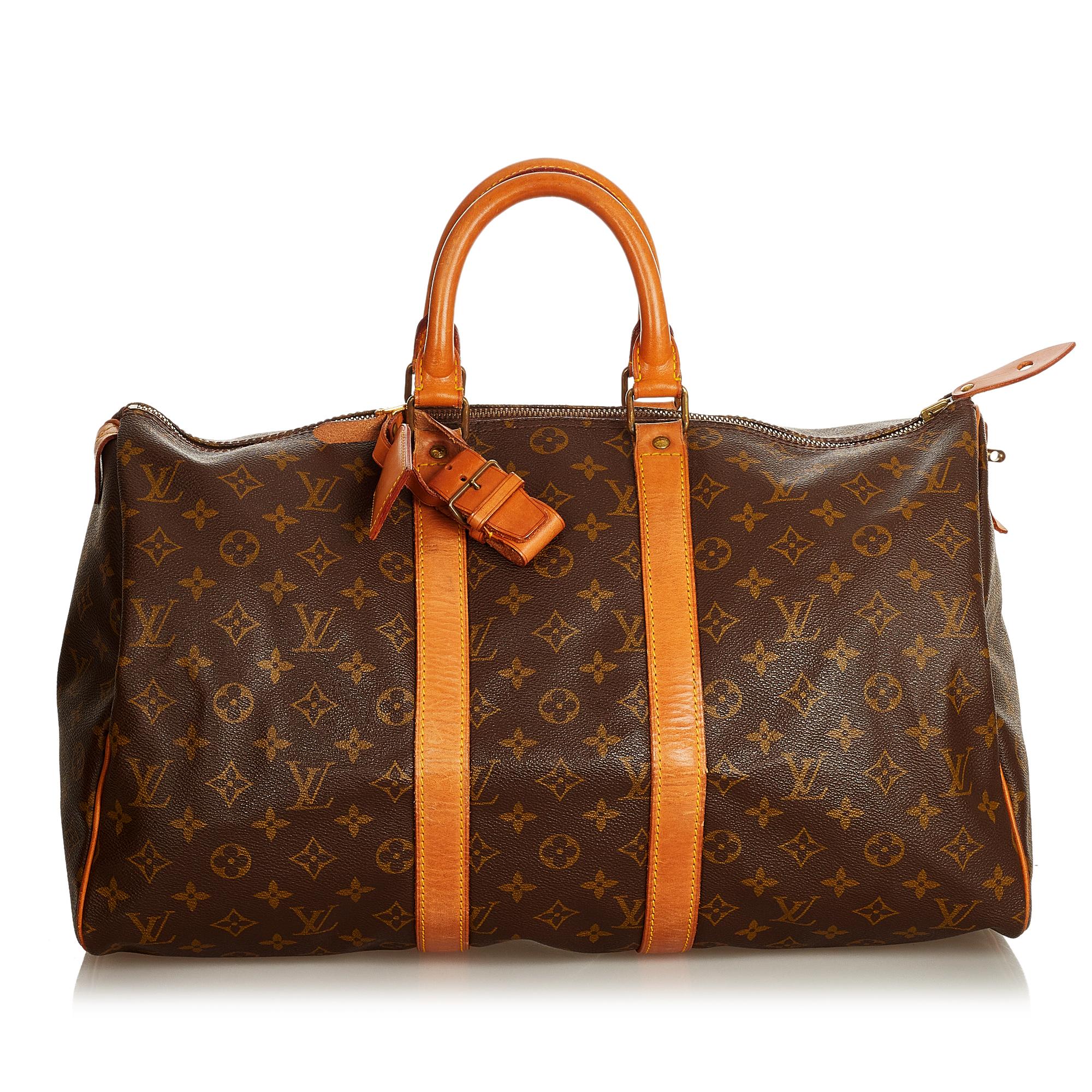Louis Vuitton Monogram Keepall 45 (SHG-25758)