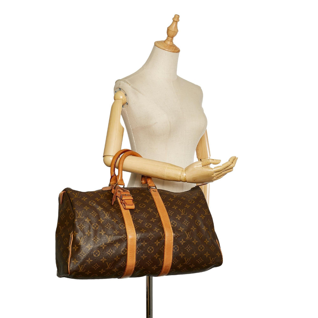 Louis Vuitton Monogram Keepall 45 (SHG-25758)