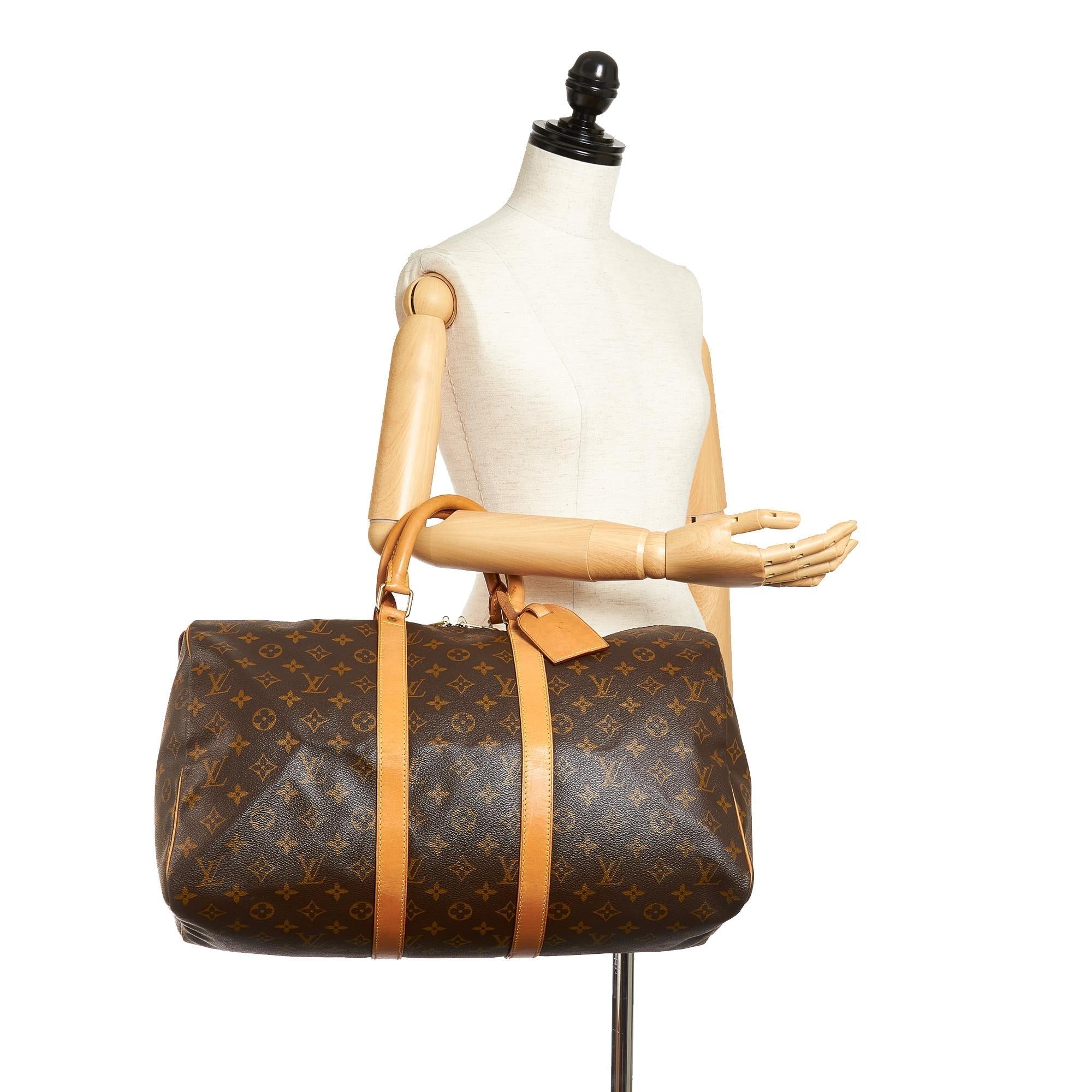 Louis Vuitton Monogram Keepall 45 (SHG-27906)