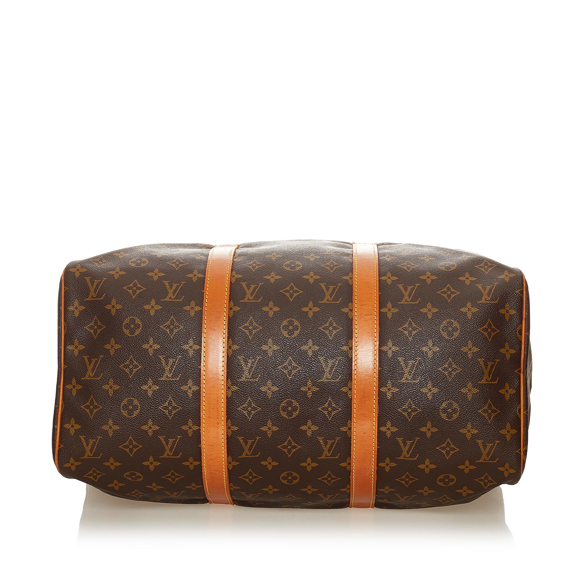Louis Vuitton Monogram Keepall 45 (SHG-27915)