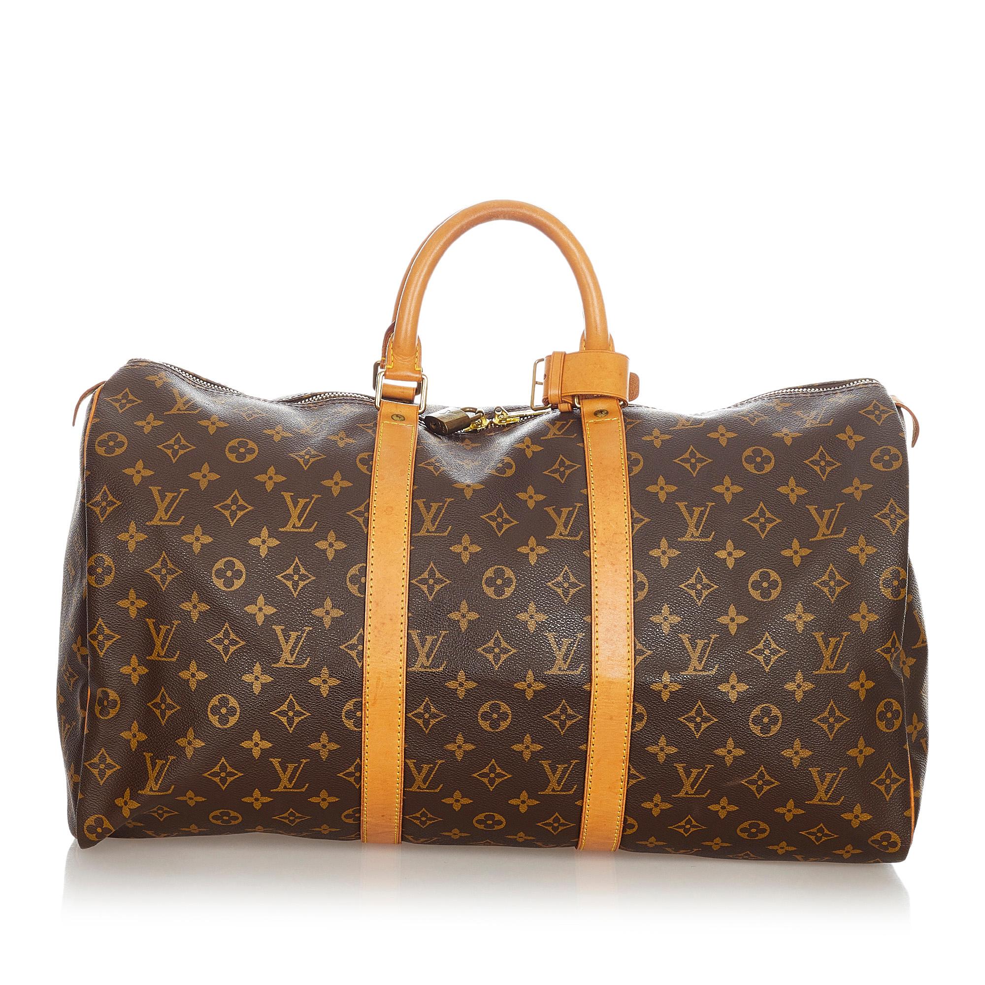 Louis Vuitton Monogram Keepall 50 (SHG-23184)