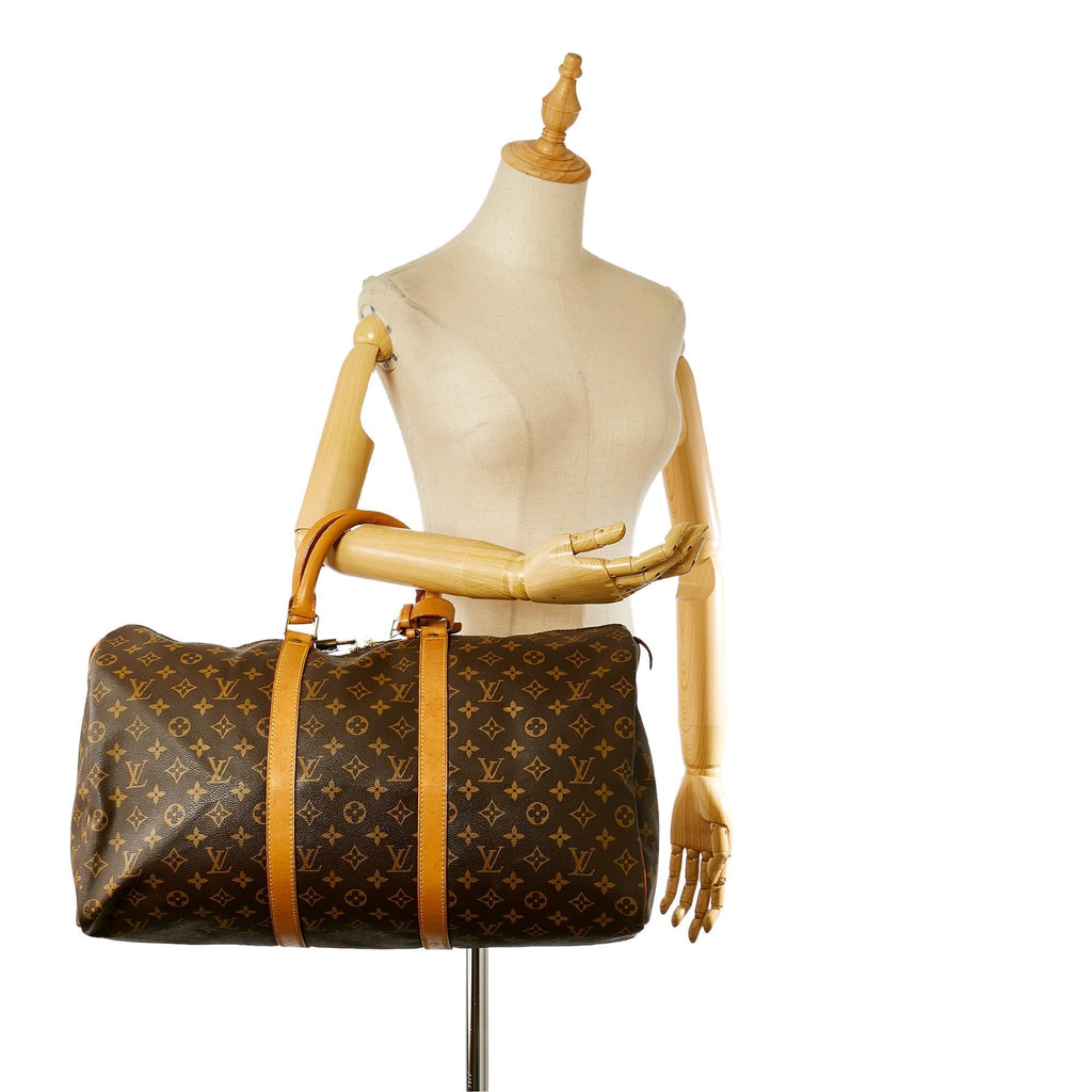 Louis Vuitton Monogram Keepall 50 (SHG-23184)
