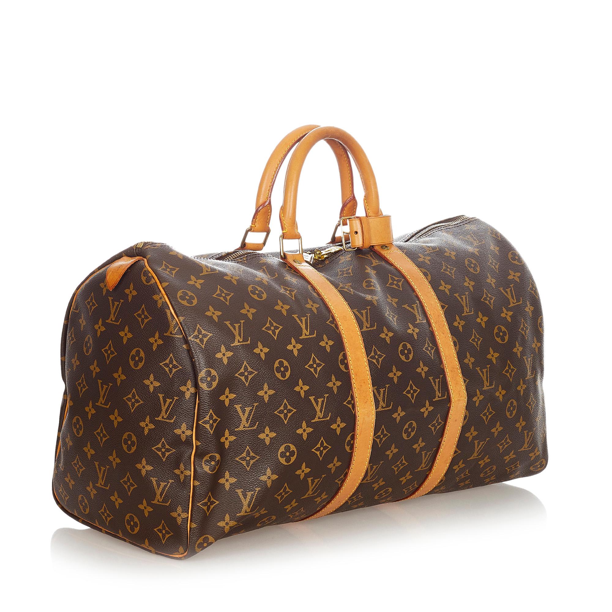 Louis Vuitton Monogram Keepall 50 (SHG-23184)