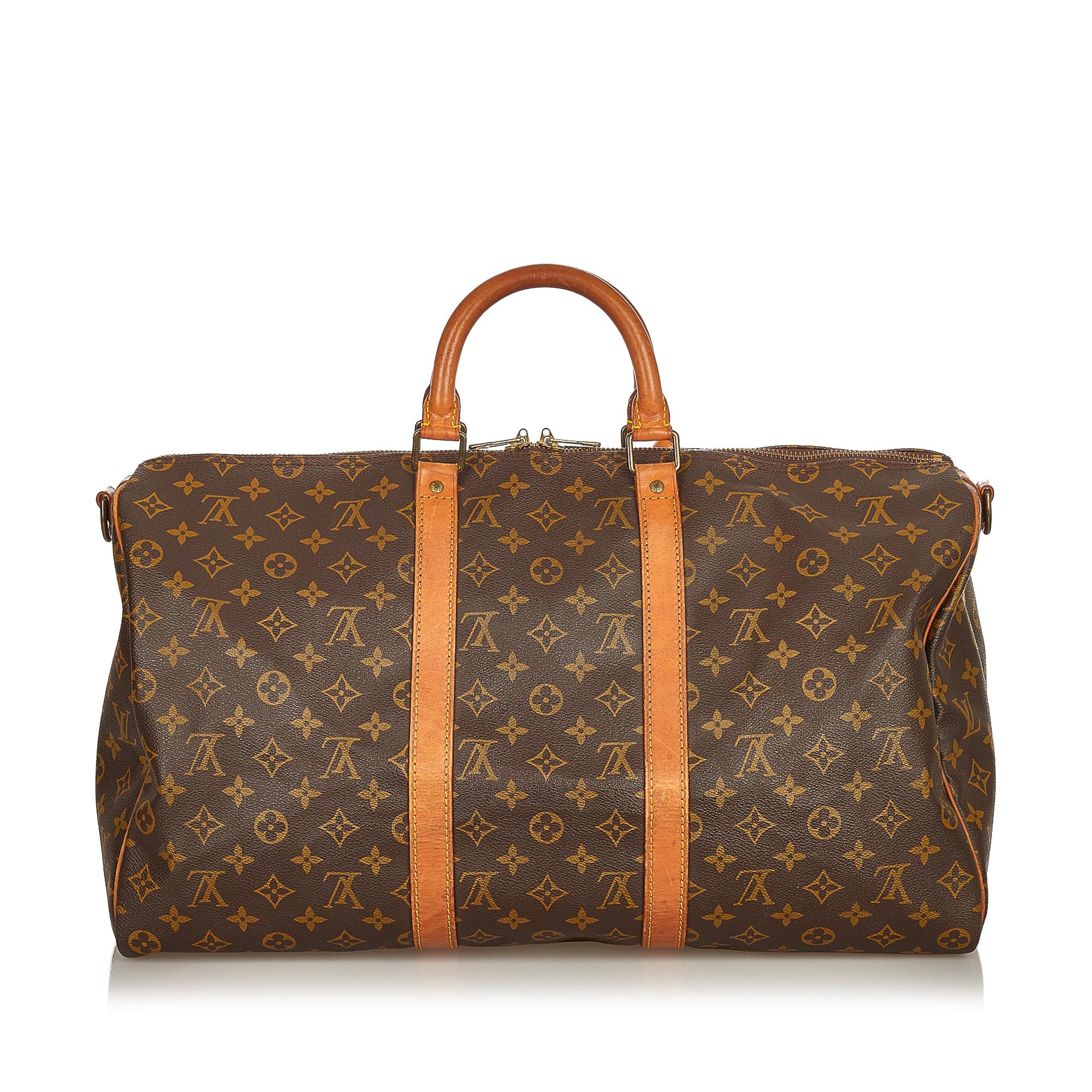 Louis Vuitton Monogram Keepall 50 (SHG-25607)