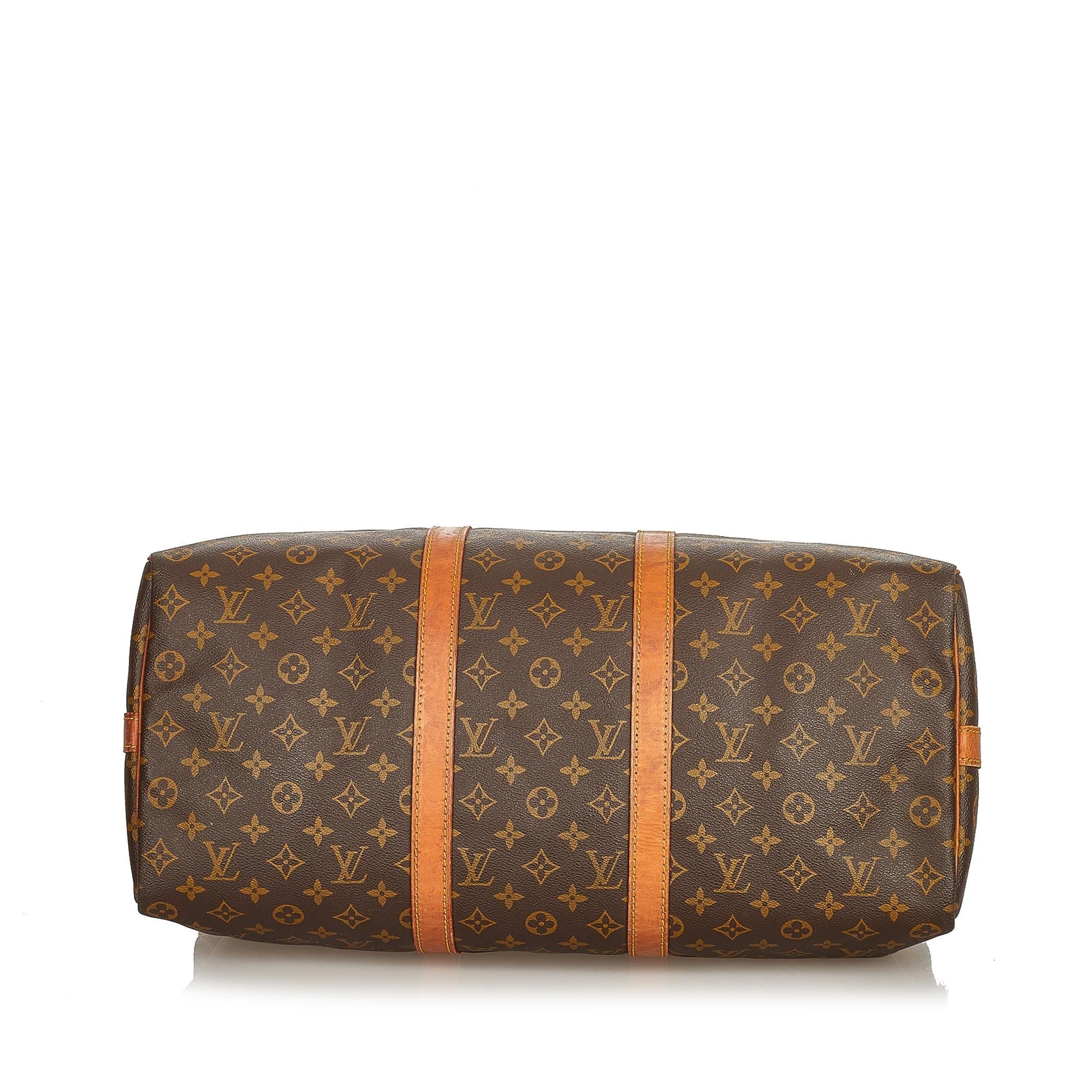Louis Vuitton Monogram Keepall 50 (SHG-25607)