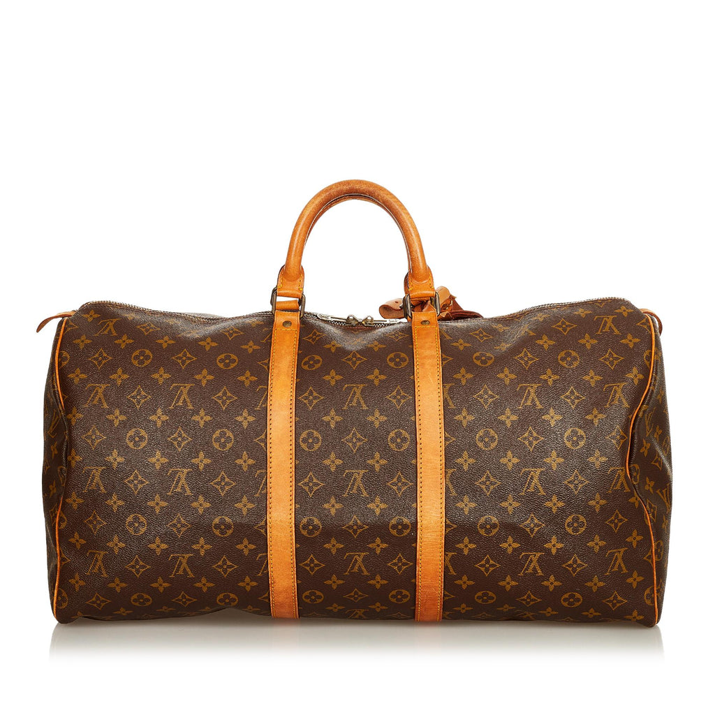 Louis Vuitton Monogram Keepall 55 (SHG-25180)