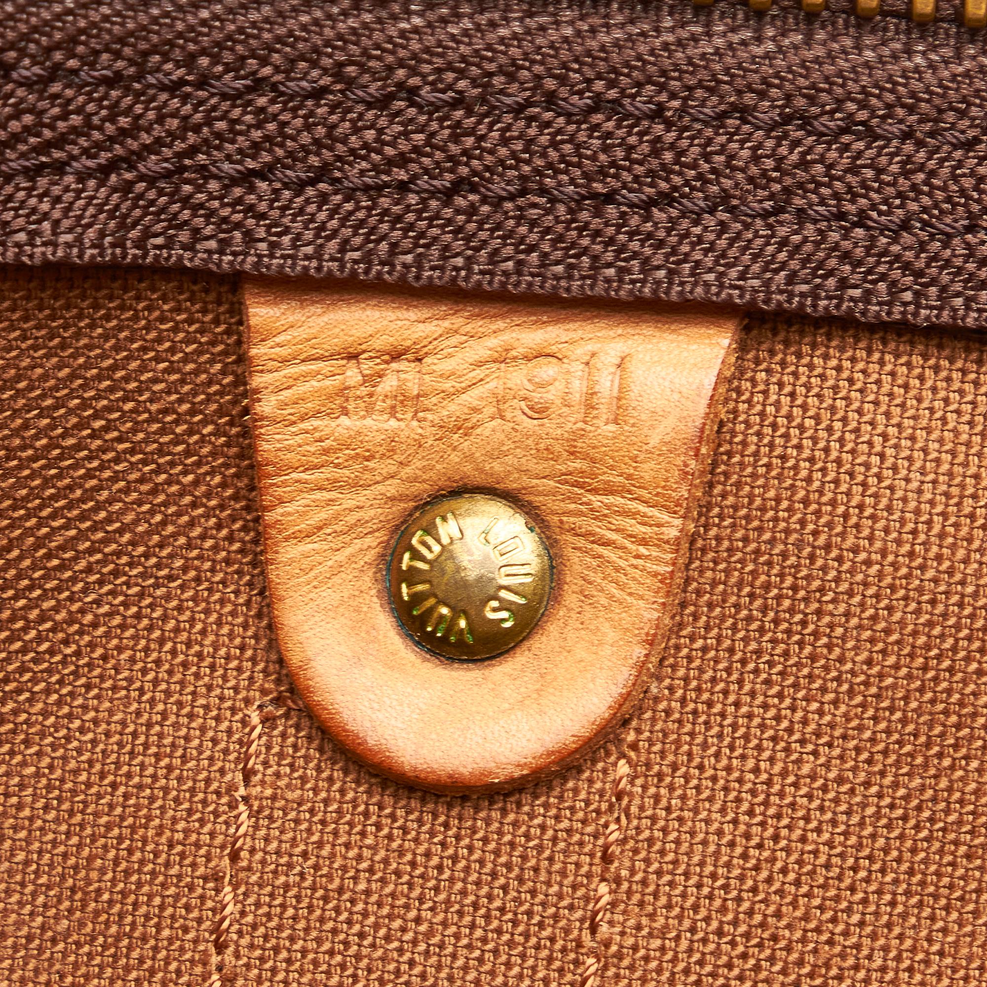 Louis Vuitton Monogram Keepall 55 (SHG-25417)