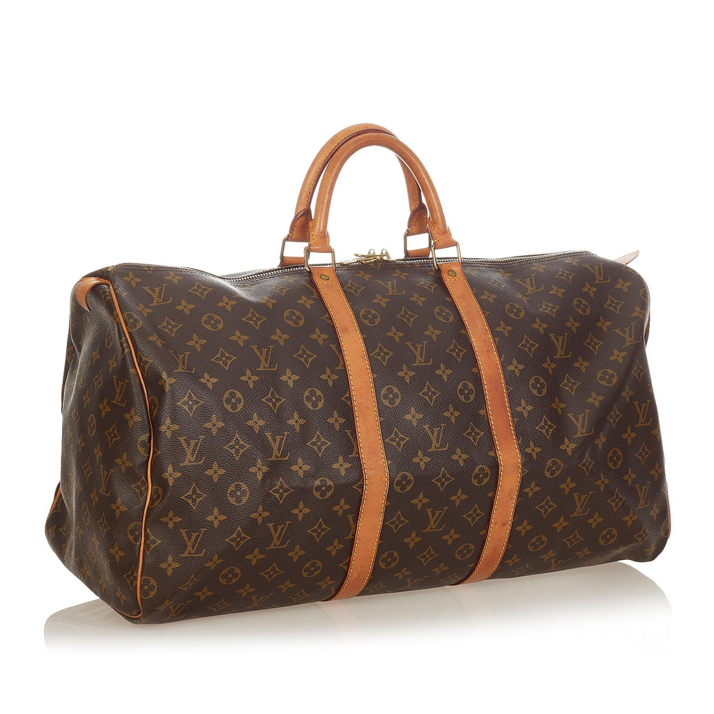 Louis Vuitton Monogram Keepall 55 (SHG-25417)
