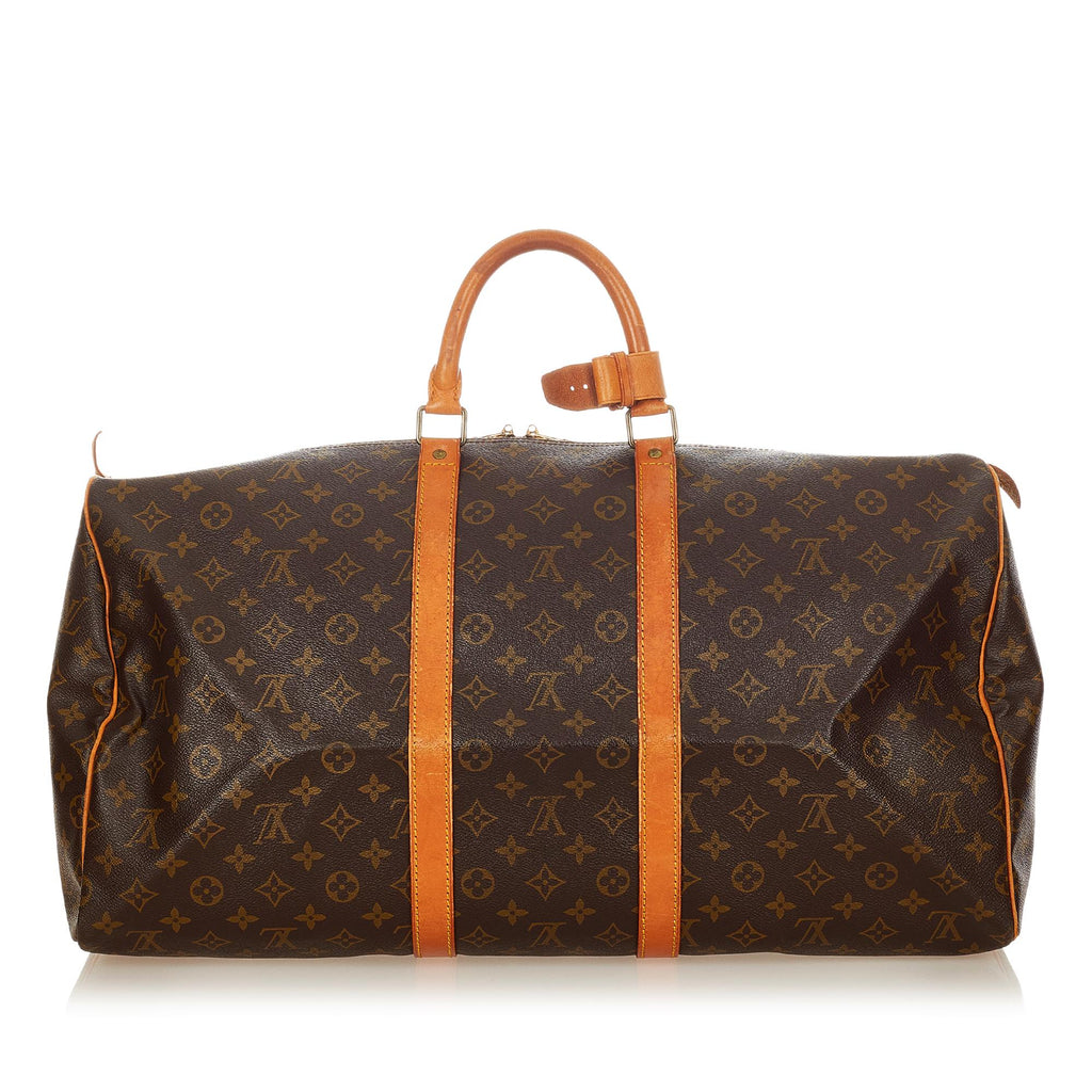 Louis Vuitton Monogram Keepall 55 (SHG-25539)